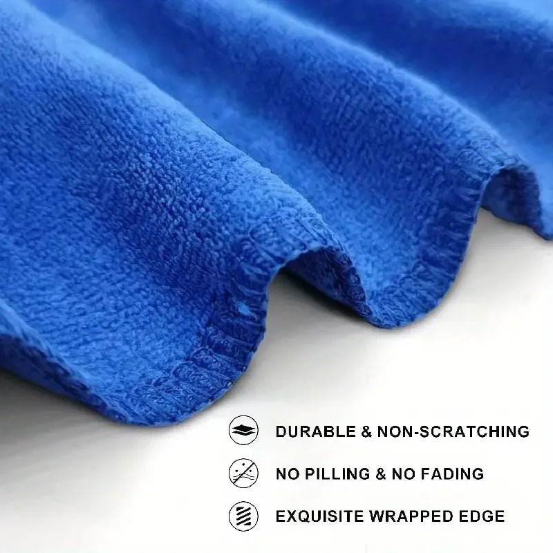 10Pcs Microfiber Towels Car Wash Drying Cloth Towel Household Cleaning Cloths Auto Detailing Polishing Cloth Home Clean Tools - shift - knoobs