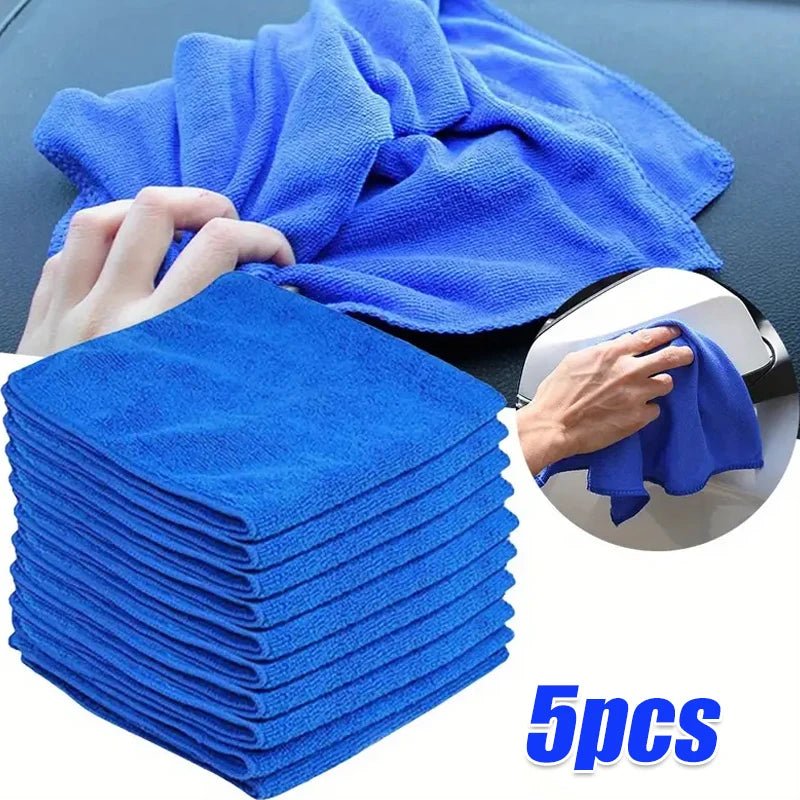 10Pcs Microfiber Towels Car Wash Drying Cloth Towel Household Cleaning Cloths Auto Detailing Polishing Cloth Home Clean Tools - shift - knoobs