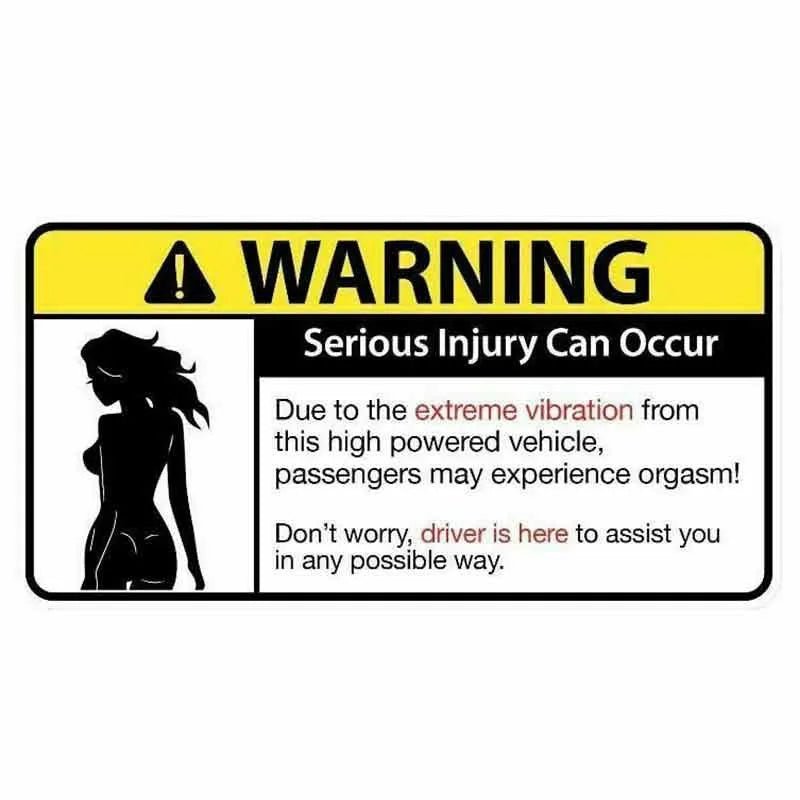 13CM JDM Funny Car Sticker for Panties Warning Peek Slap Decal Anime Vinyl Window Wall DIY Stickers Scratch - Proof Decor - shift - knoobs