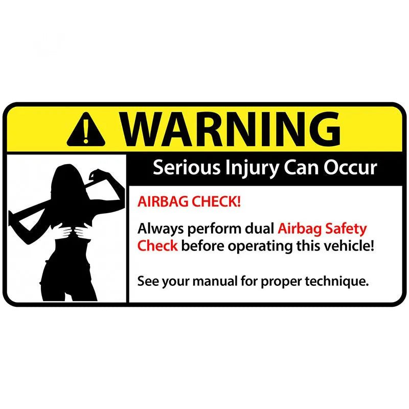 13CM JDM Funny Car Sticker for Panties Warning Peek Slap Decal Anime Vinyl Window Wall DIY Stickers Scratch - Proof Decor - shift - knoobs