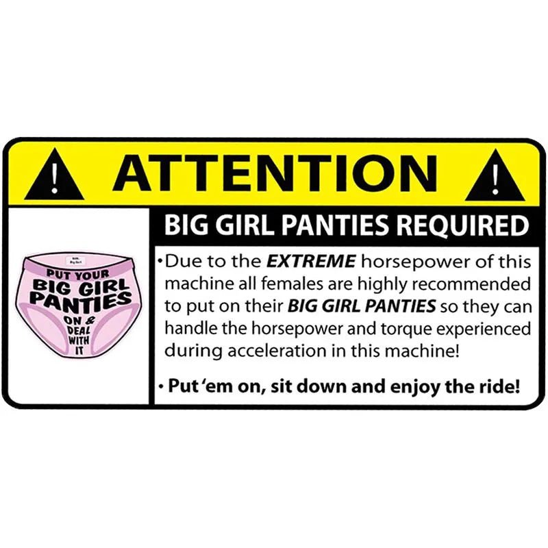 13CM JDM Funny Car Sticker for Panties Warning Peek Slap Decal Anime Vinyl Window Wall DIY Stickers Scratch - Proof Decor - shift - knoobs