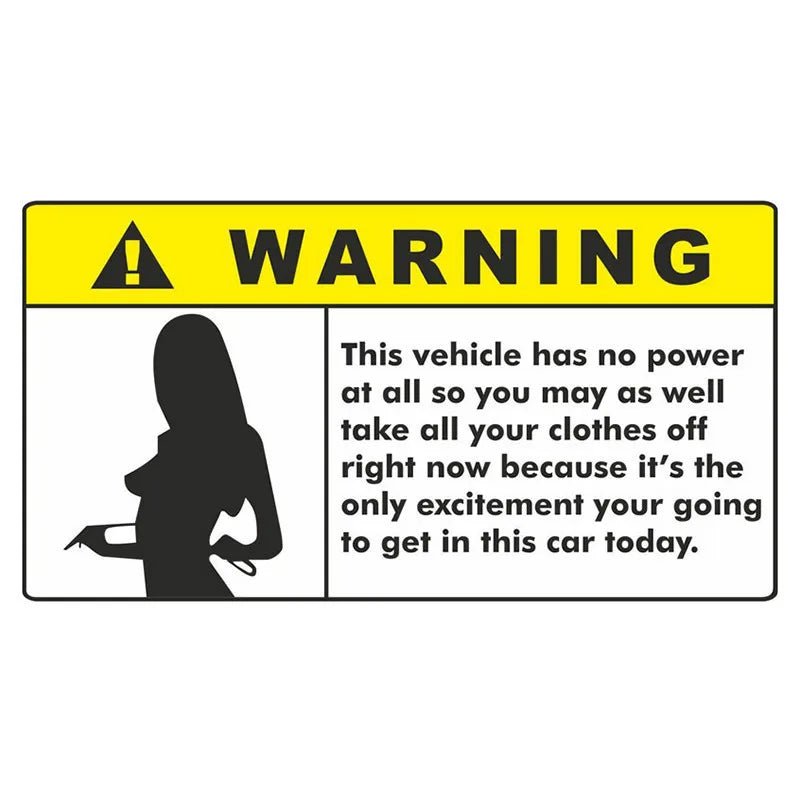 13CM JDM Funny Car Sticker for Panties Warning Peek Slap Decal Anime Vinyl Window Wall DIY Stickers Scratch - Proof Decor - shift - knoobs