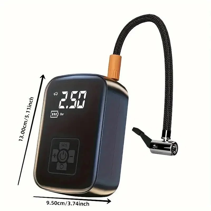 1pc Wireless Car Air Compressor Air Pump Electric Tire Inflator Pump for Motorcycle Bicycle Boat AUTO Tyre Balls Inflatable - shift - knoobs