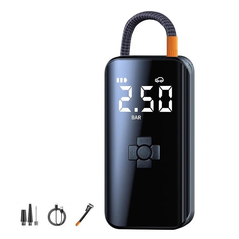 1pc Wireless Car Air Compressor Air Pump Electric Tire Inflator Pump for Motorcycle Bicycle Boat AUTO Tyre Balls Inflatable - shift - knoobs