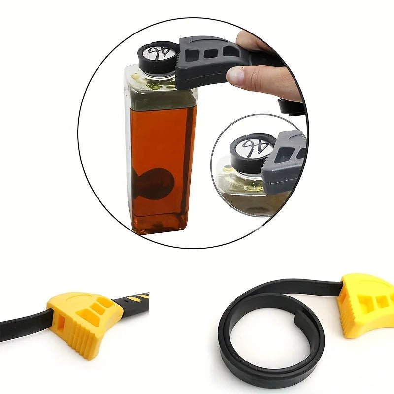 1Pcs 6inch Belt Wrench Oil Filter Puller Strap Spanner Chain Wrench Strap Opener, Adjustable Disassembly Tool - shift - knoobs