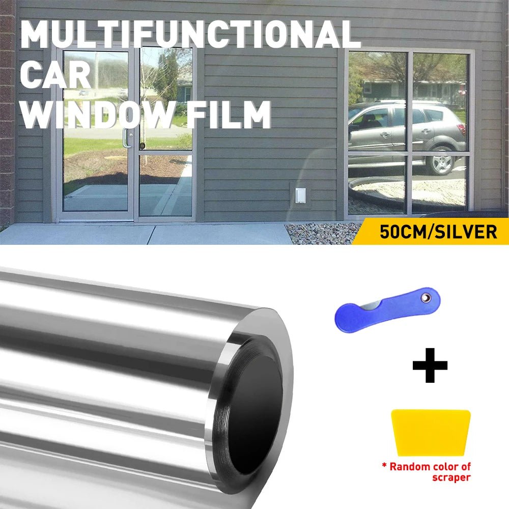 1Roll 3m*50cm Uncut Car Window Foils Tint Film 35% 50% Percent VLT Window Tint Film Glass Sticker Sun Shade Film DIY Universal - shift - knoobs
