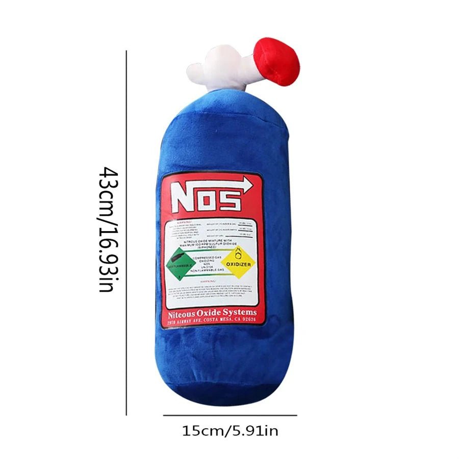 2023 New Car Neck Pillow Car Headrest for Driver Front Passenger Seat NOS Bottle Pillow Car Decor Headrest Cushion Plush Pillow - shift - knoobs