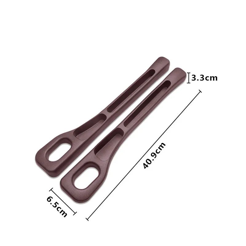 2pc Car Seat Gap Filler Organizer Pu Waterproof Car Seat Gap Plug Strip with 2 Grooves Seat Gap Storage Auto Interior Accessorie - shift - knoobs