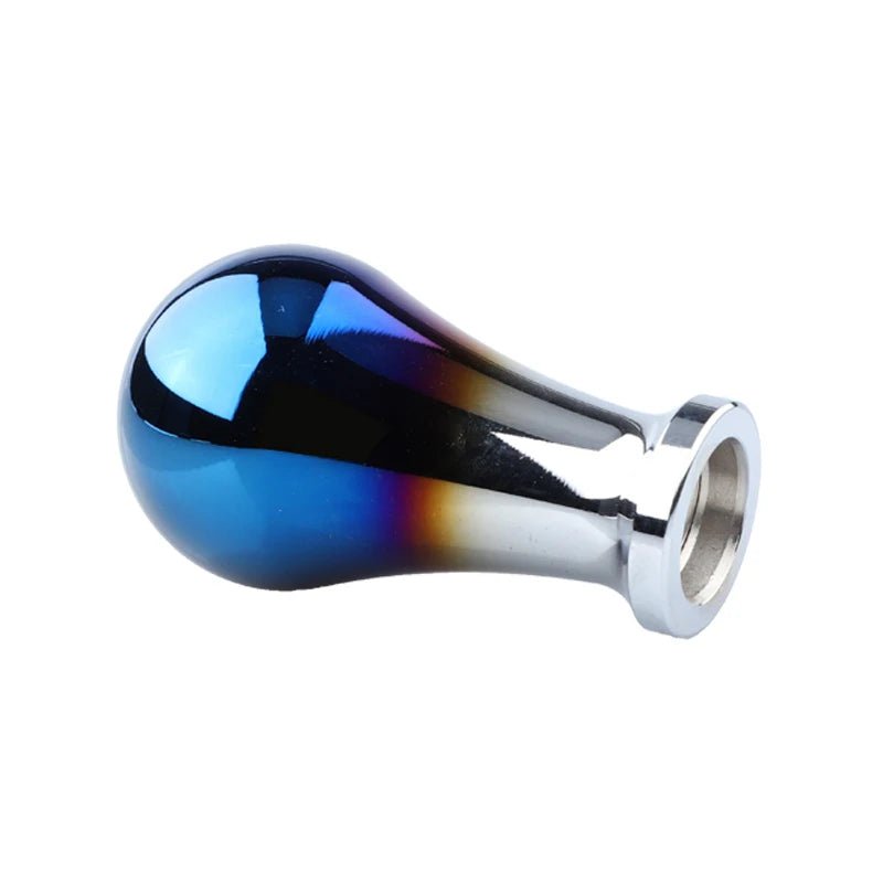 3 universal fashion baked blue burn titanium aluminum sports racing interior accessories Shift knob shift lever head rod - shift - knoobs