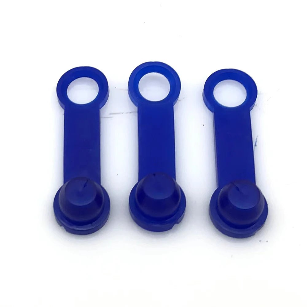 3pcs Car Brake Pump Dust Cap Oil Drain Screw Cap Brake Caliper Sealing Nipple Screw Dust Cap Cover Rubber Motorcycle Accessories - shift - knoobs
