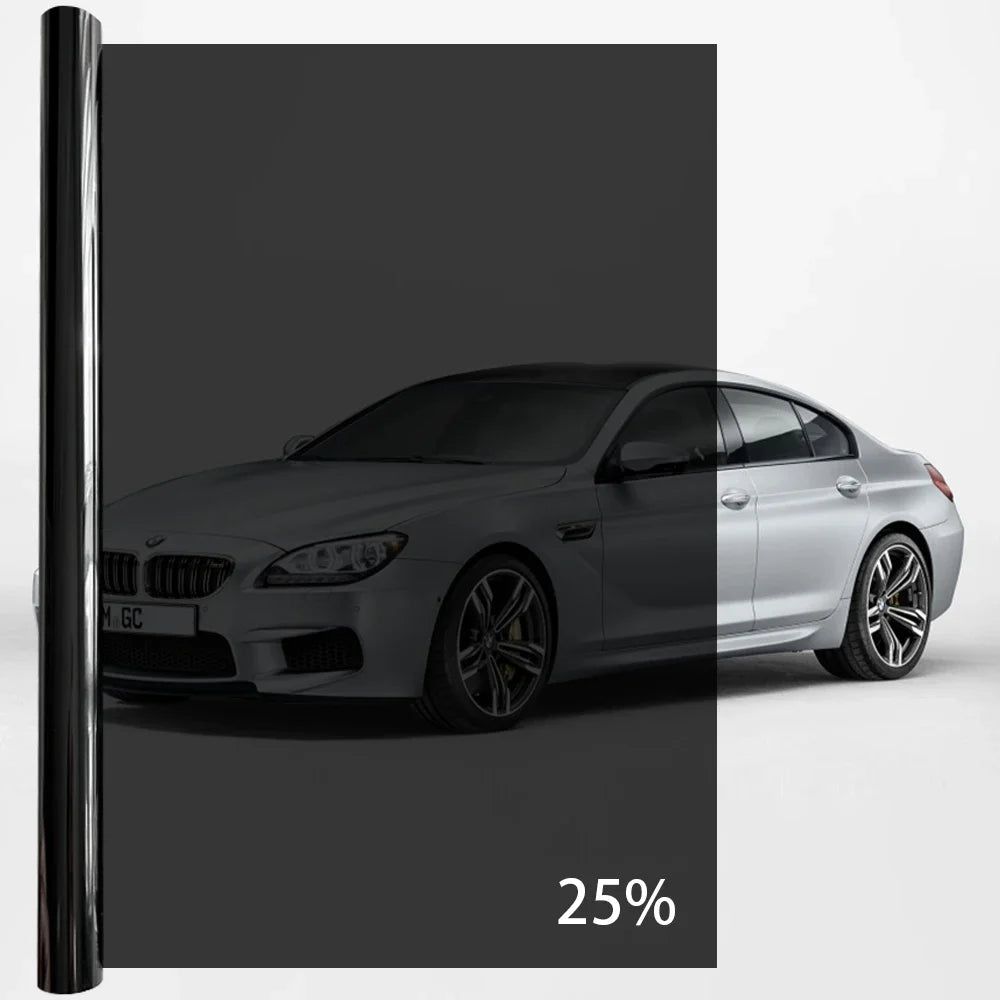 50cmx3/6m Car Window Privacy Tint Film Auto Vinyl Anti Look Glass Sticker Foils Ceramic Summer Solar UV Protector Mirror Films - shift - knoobs