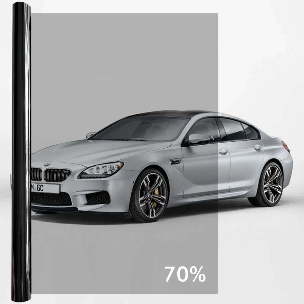 50cmx3/6m Car Window Privacy Tint Film Auto Vinyl Anti Look Glass Sticker Foils Ceramic Summer Solar UV Protector Mirror Films - shift - knoobs