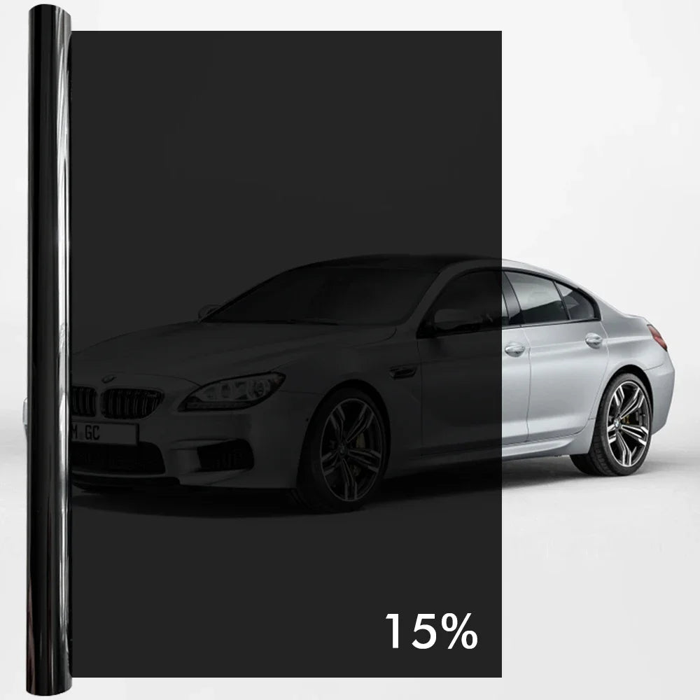 50cmx3/6m Car Window Privacy Tint Film Auto Vinyl Anti Look Glass Sticker Foils Ceramic Summer Solar UV Protector Mirror Films - shift - knoobs