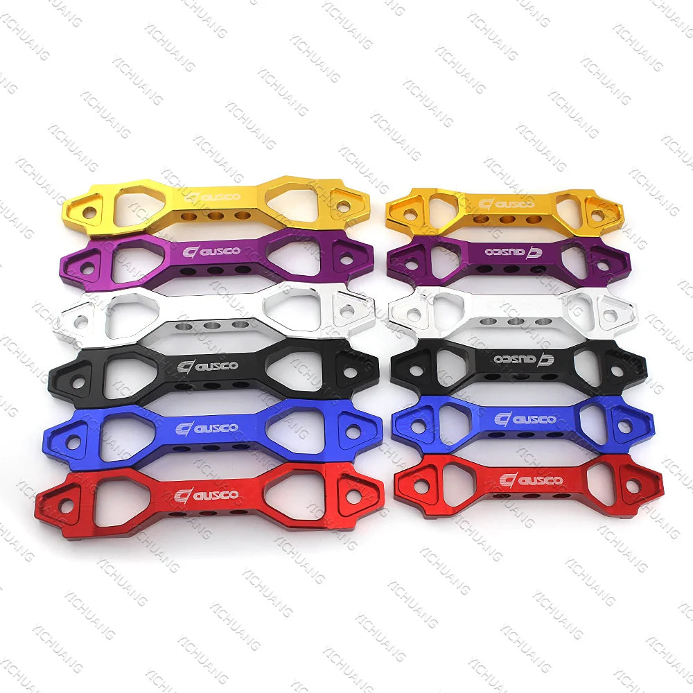 CAUSCO Car Racing Battery Tie Down Universal Aluminum Battery Fasten Bracket Holder 14cm 19cm