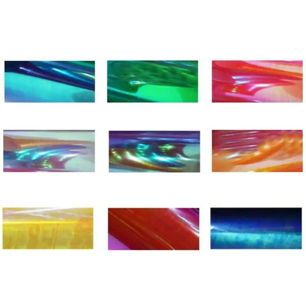 2024 New Shiny Car Light Headlight Taillight Tint Vinyl Film Sticker Sheet Fog Light Rear Lamp Matt Smoke Film 30x60cm