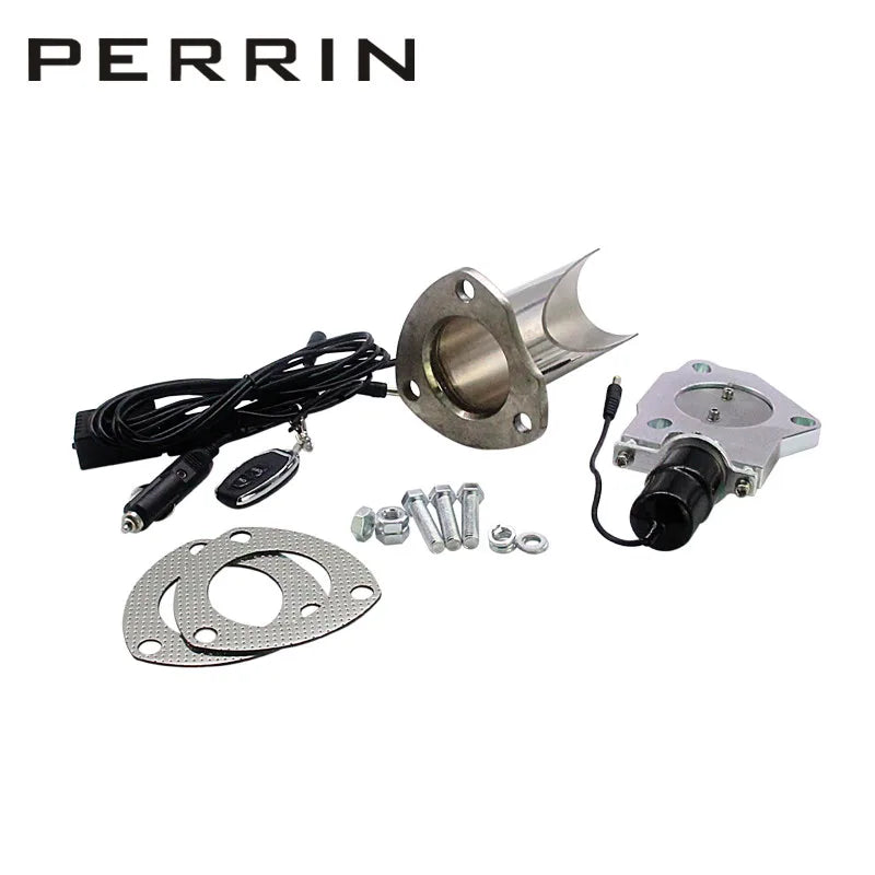 2.5" / 3" Electric Stainless Steel Exhaust System Exhaust Cutout CutOut Valve With Remote Control Be Cut Pipe Exhaust CutOut