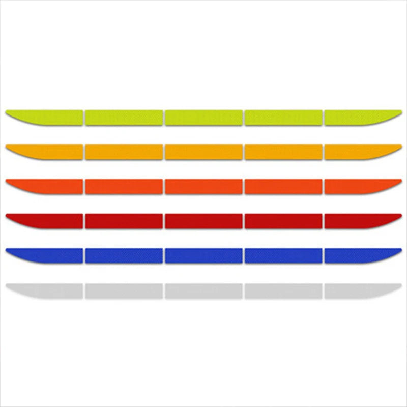 Fashion Car Sticker Reflective Warning Safety Tape Anti Collision Warn Reflective Sticker for Automobile Trunk Night Reflective