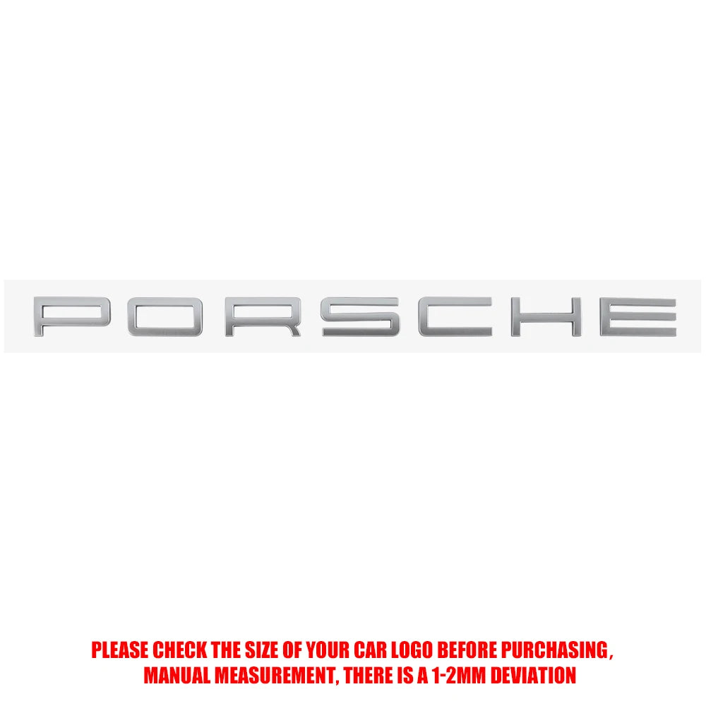 3D ABS Badge Car Porsche Emblem Sticker Decal Auto Trunk Stickers Accessories For Porsche Panamera 911 Carrera S Cayman Boxster