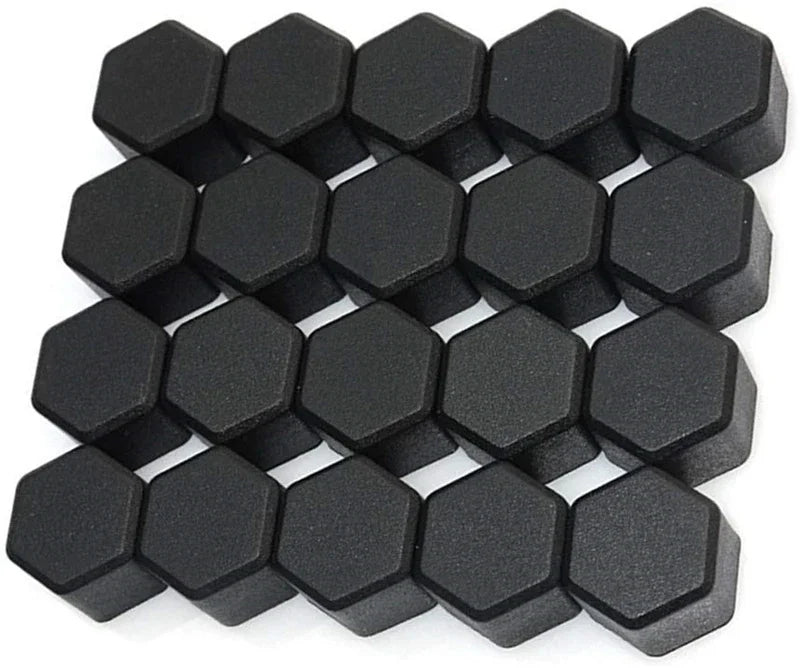 20Pcs Car Nut 15mm 17mm 19mm 21mm Silica Gel Wheel Nuts Screw Bolt Decorative Tire Wheel Tyre Screw Cap Car Wheel Nut Caps