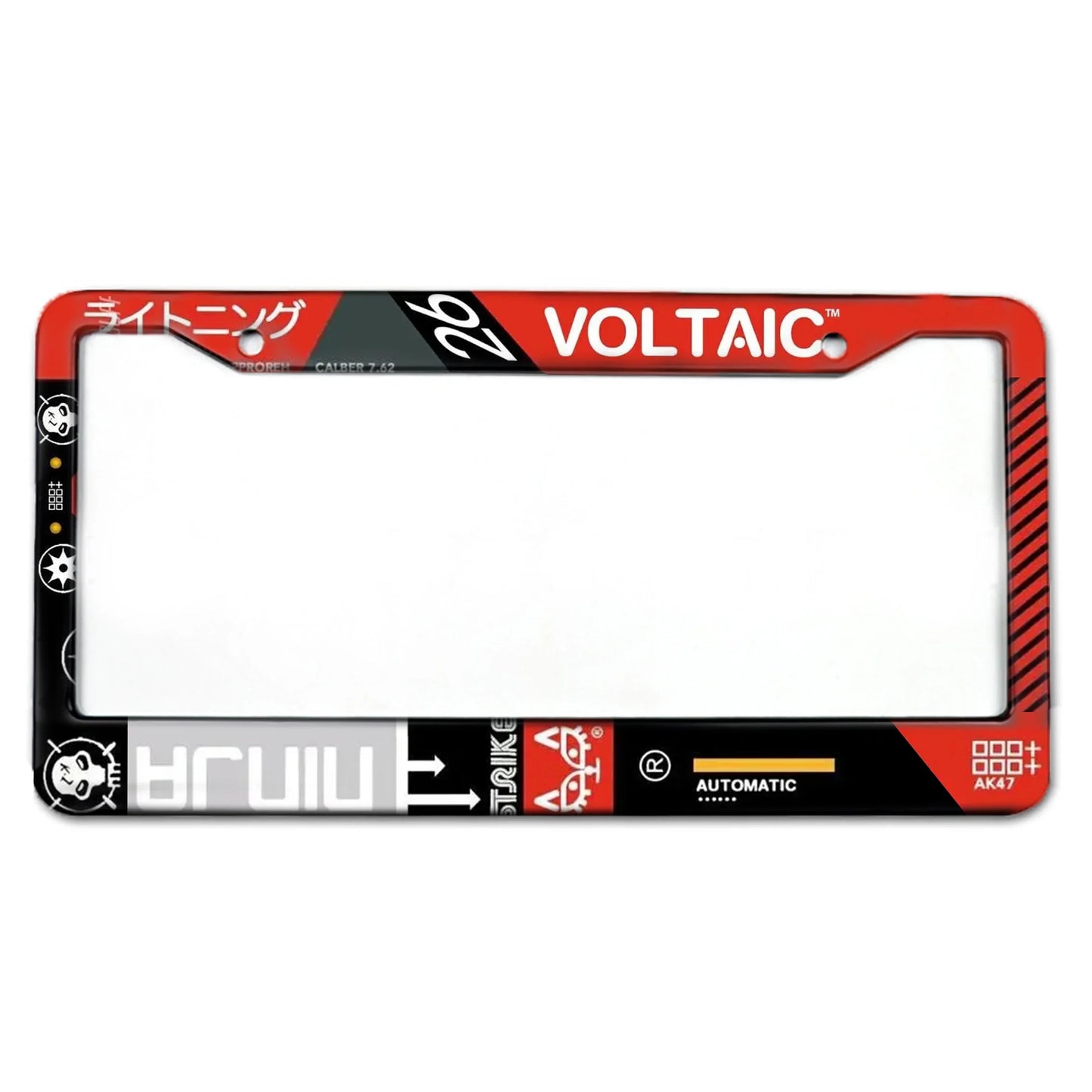 The license plate frame is suitable for the United States, Canada, Mexico