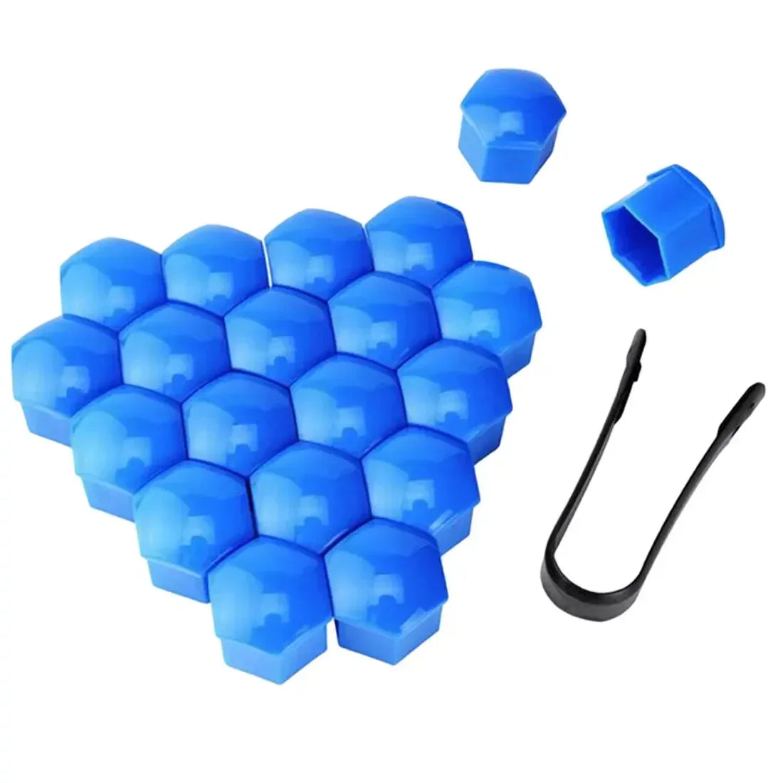 17mm/19mm/21mm 20Pcs Car Wheel Nut Caps Protection Covers Caps Auto Hub Screw Cover Tire Bolt Nut Cap Tyre Decoration Anti-Rust