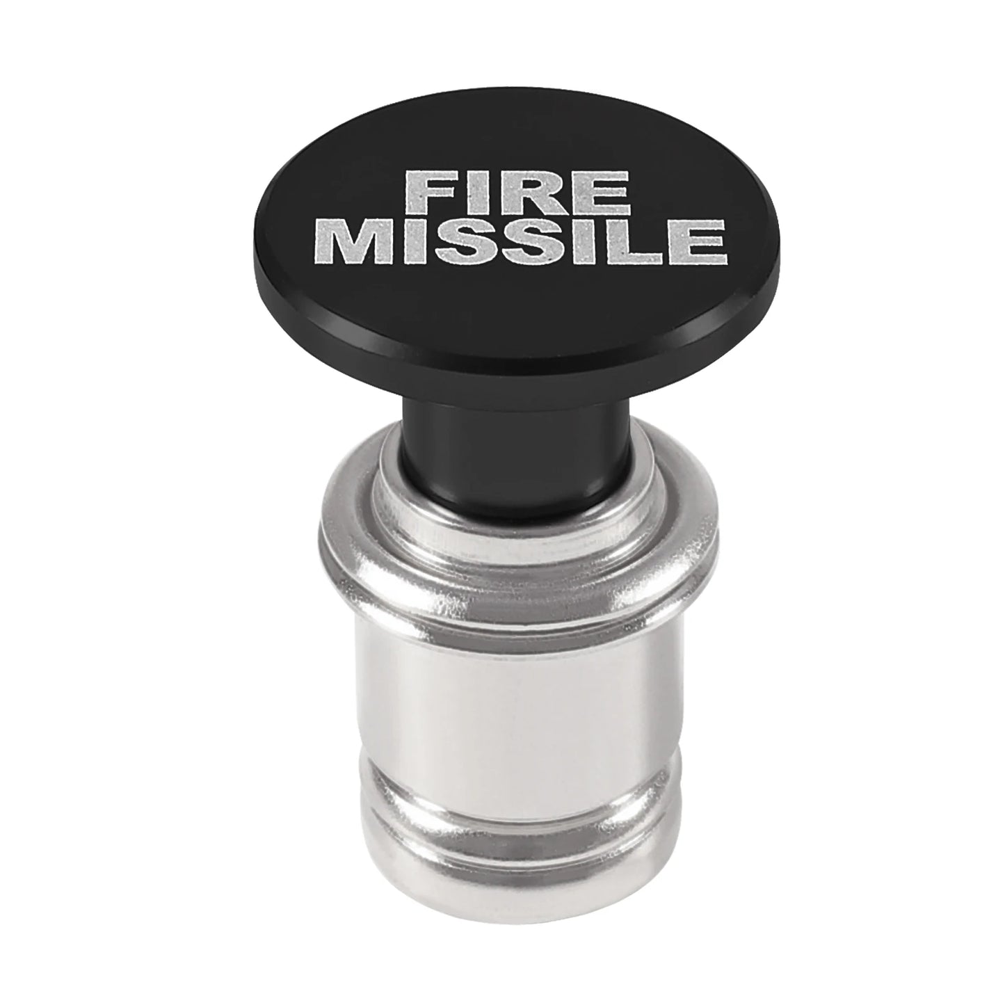 Fire Missiles Button Car Cigarette Lighter Anodized Aluminum 12 Volt Car Cigarette Lighter Replacement Fits Most Vehicles