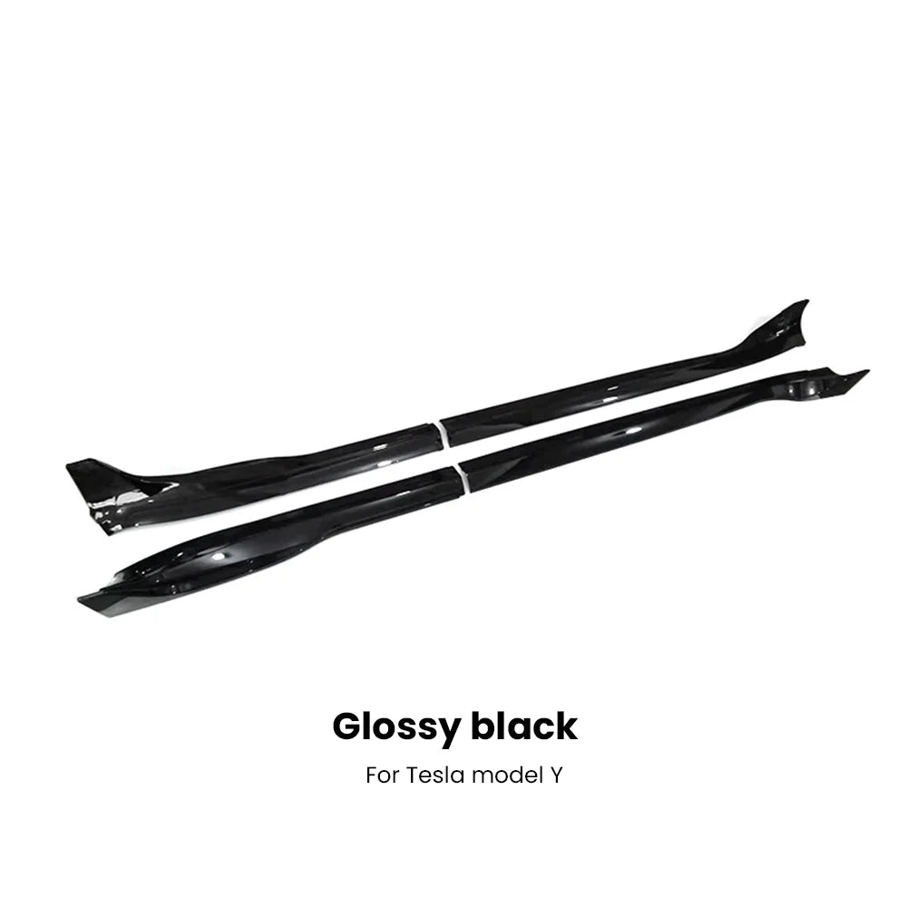Fast Aero Tesla Body Kits For Model 3 Y 2017- 2023 Glossy Black Rear Diffuser Spoiler Front Bumper Lip Side Skirt Tunning Parts