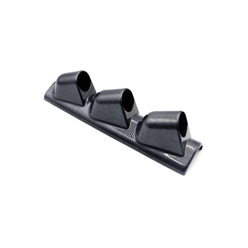 52mm 2inch Gauge Pod Triple Gauge A Pillar Pod Universal Gauge Pod Car Universal Carbon Fiber Triple Gauge A Pillar Pod Cluster
