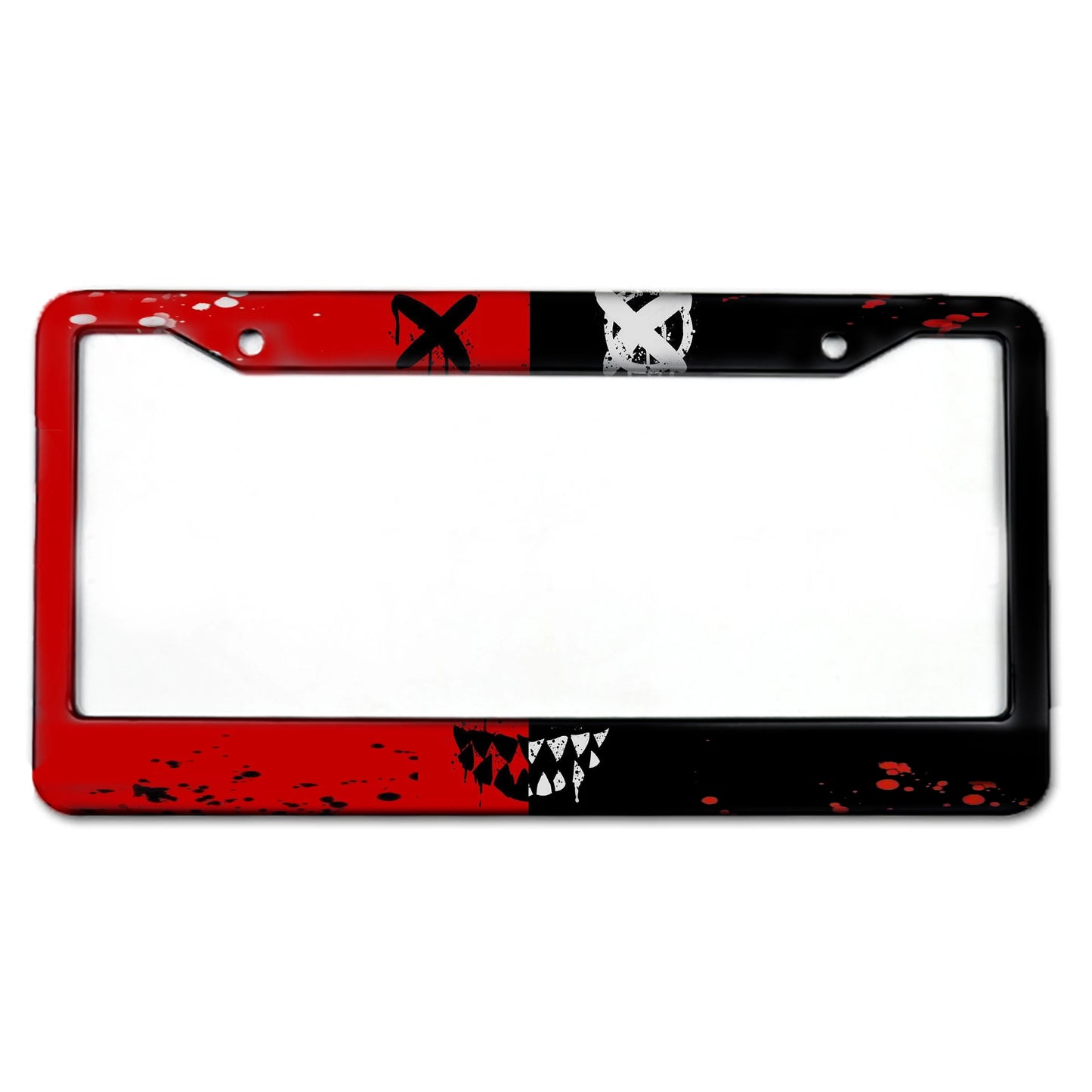 Game Series US Standard License Plate Frame US Canada Mexico License Plate Frame Aluminum Alloy License Plate Cover