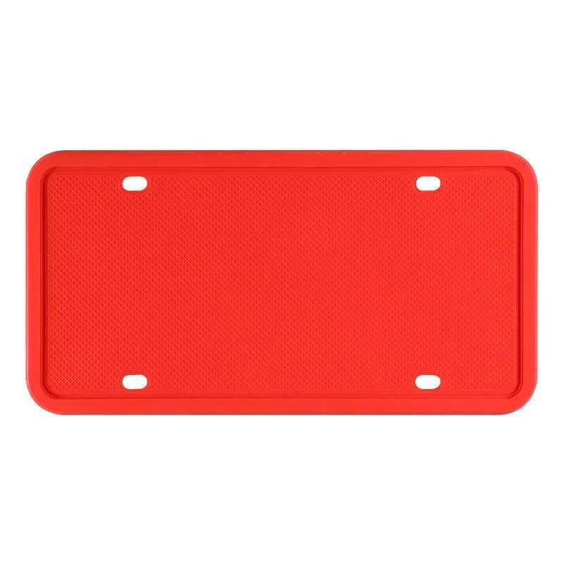 Silicone license plate frame, American and Canadian license plate frame, waterproof, rust proof, without damaging the paint