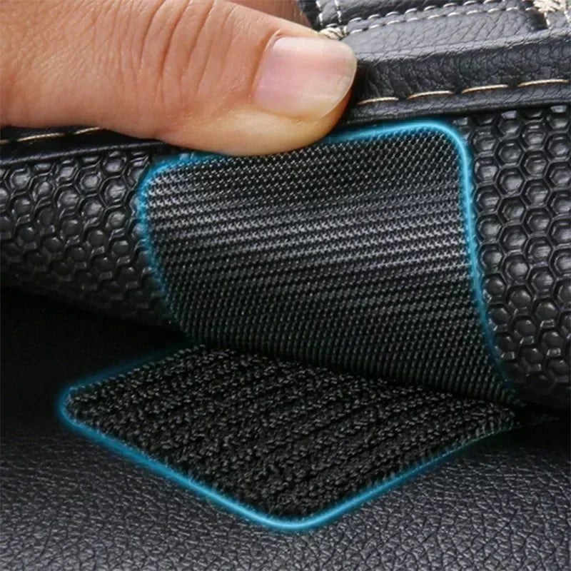 Double Sided Carpet Fixing Sticker Self Adhesive Car Carpet Fixed Patch Fastener Sheets Sofa Floor Foot Mats Anti Skid Grippers
