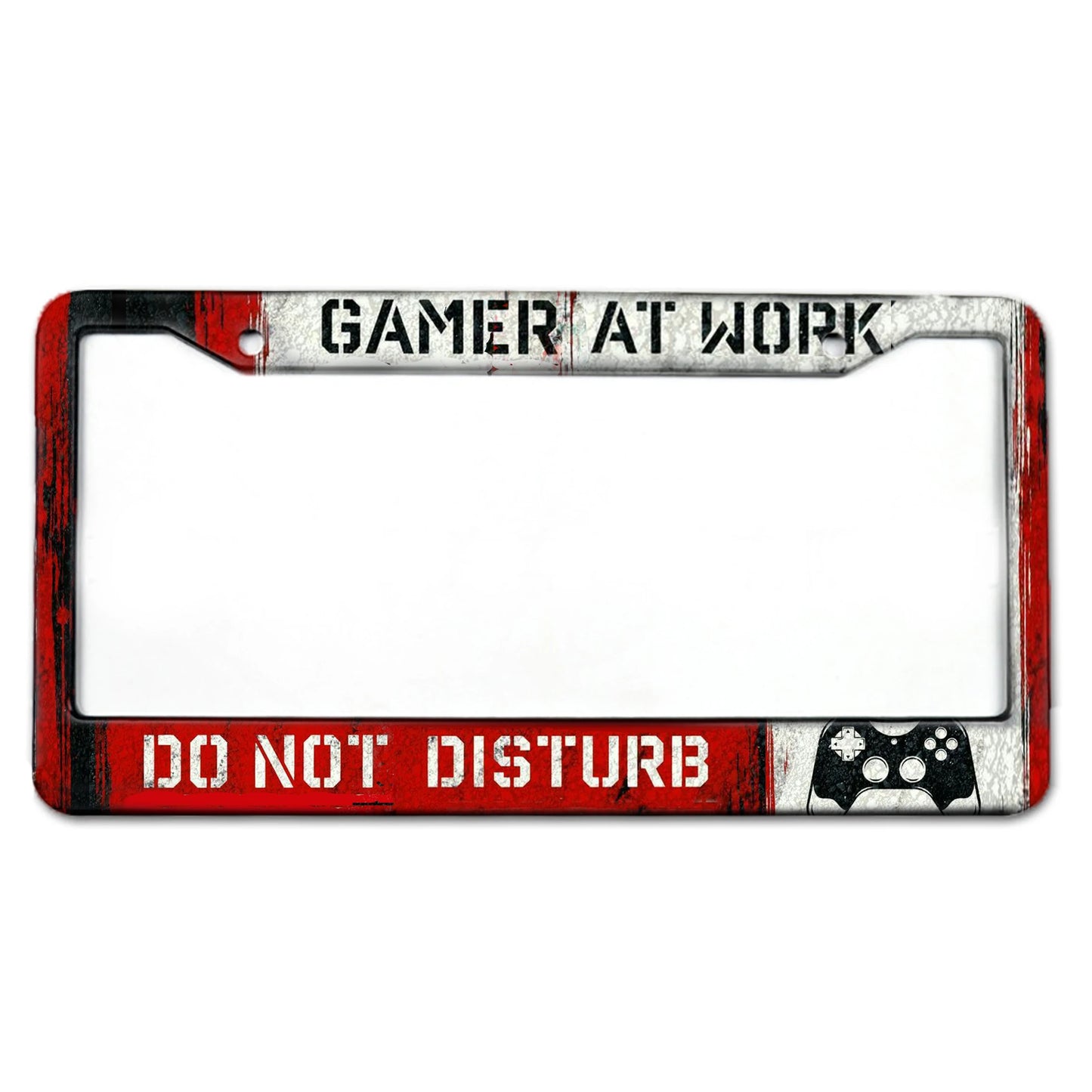 Game Series US Standard License Plate Frame US Canada Mexico License Plate Frame Aluminum Alloy License Plate Cover