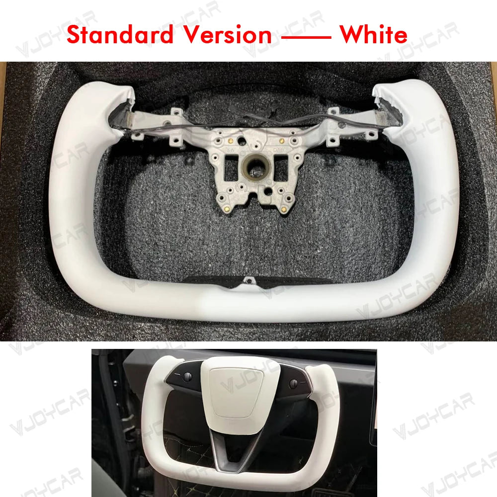 Yoke Handle Model 3 Highland 2024 with Heating Steering Wheel For Tesla Personalized Racing Leather Customized Accessories