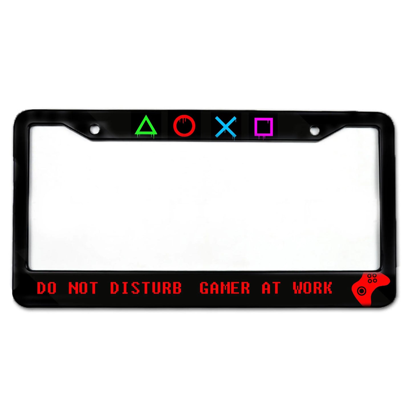 Game Series US Standard License Plate Frame US Canada Mexico License Plate Frame Aluminum Alloy License Plate Cover