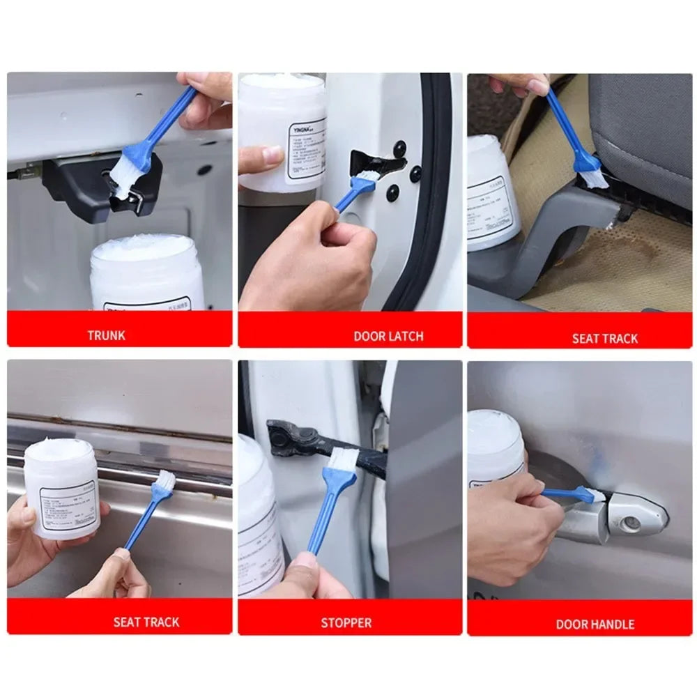 100g Car Sunroof Track Lubricating Grease Door Abnormal Noise Antirust Oil White Mechanical Maintenance Gear Bearing Oil Grease