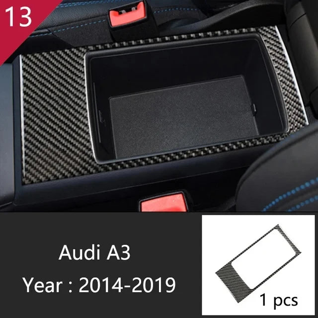 Car Styling Gear Shift Panel Decoration Sticker Trim for Audi A3 8V S3 2013 2014 2015 2016 2017 2018 2019 Interior Accessories