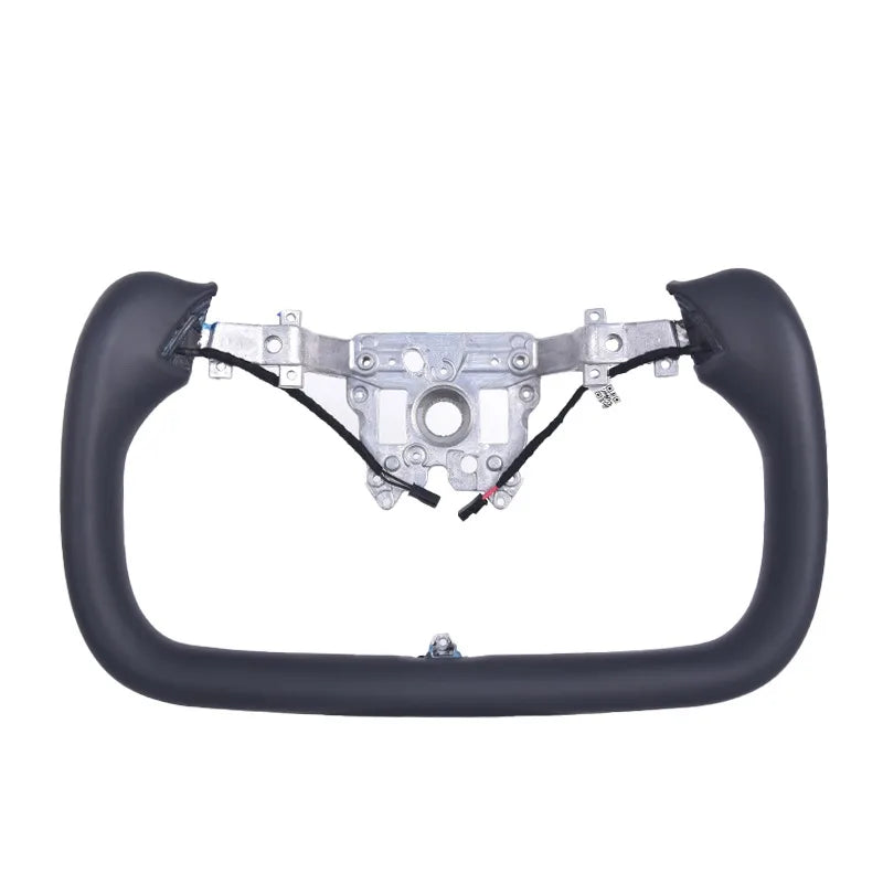For Tesla Model3 Highland 2023-2024 Yoke Handle Steering Wheel With Heating Nappa Leather Volante Steering Wheel Car Accessories