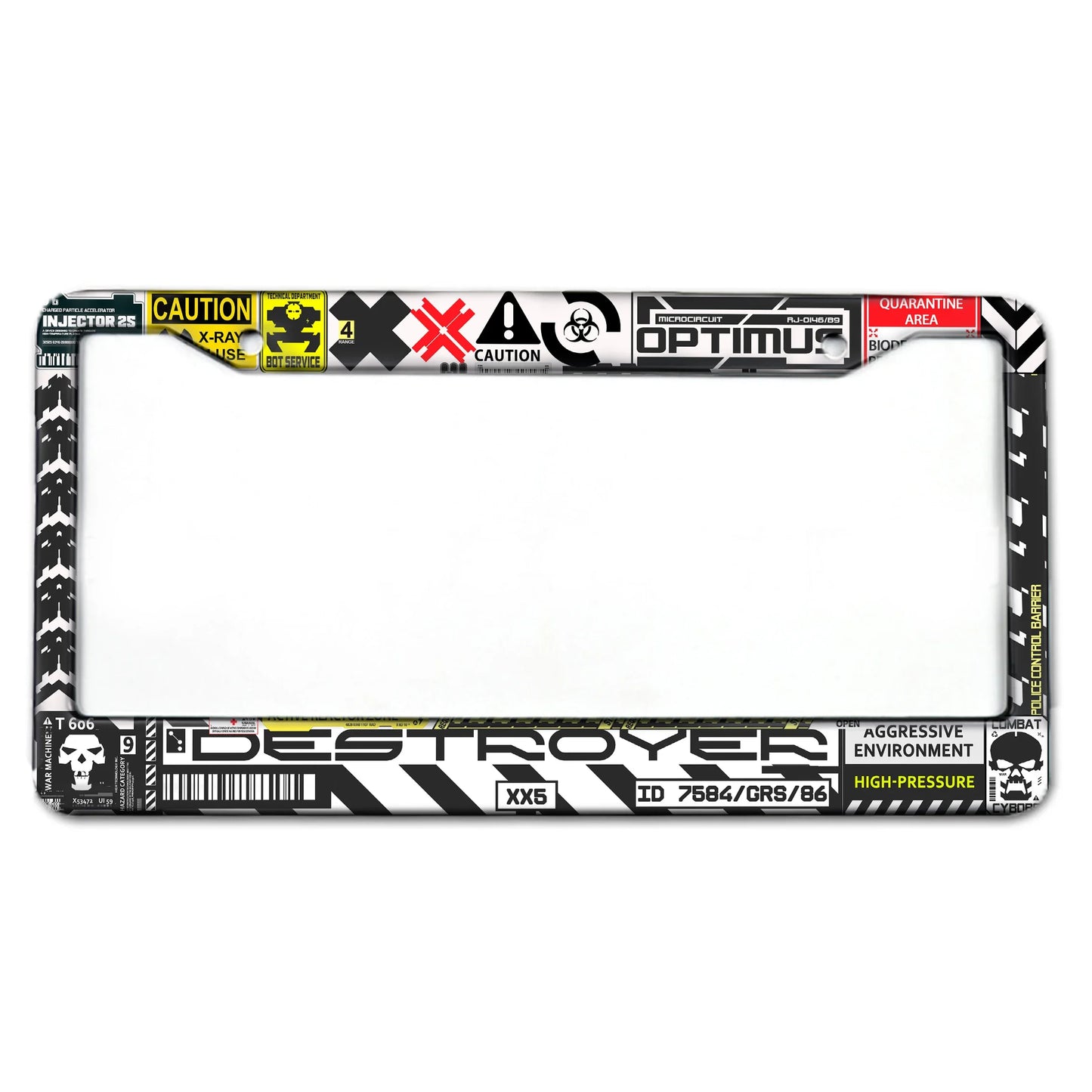 The license plate frame is suitable for the United States, Canada, Mexico