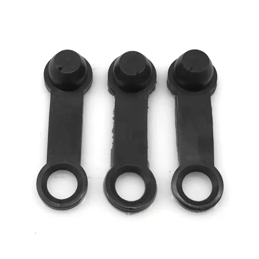 3pcs Car Brake Pump Dust Cap Oil Drain Screw Cap Brake Caliper Sealing Nipple Screw Dust Cap Cover Rubber Motorcycle Accessories