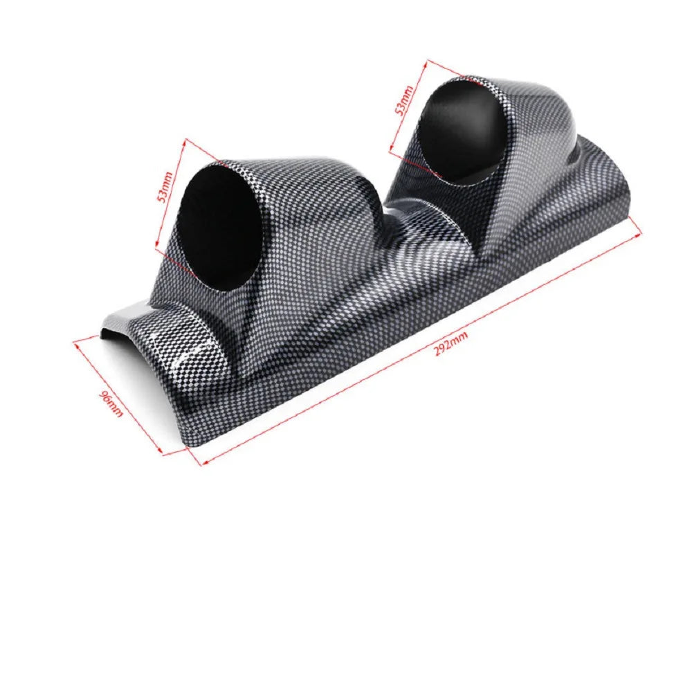 52mm 2inch Gauge Pod Triple Gauge A Pillar Pod Universal Gauge Pod Car Universal Carbon Fiber Triple Gauge A Pillar Pod Cluster