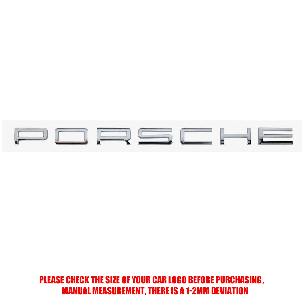 3D ABS Badge Car Porsche Emblem Sticker Decal Auto Trunk Stickers Accessories For Porsche Panamera 911 Carrera S Cayman Boxster
