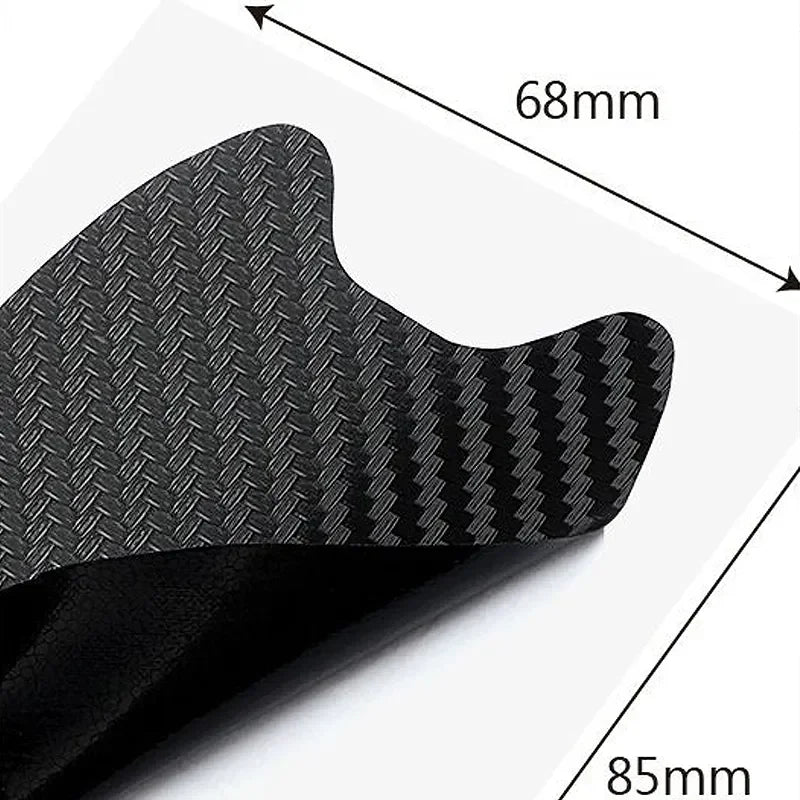 6Color 4Pcs Car Door Sticker Carbon Fiber Scratches Resistant Cover Auto Handle Protection Film Exterior Styling Accessories