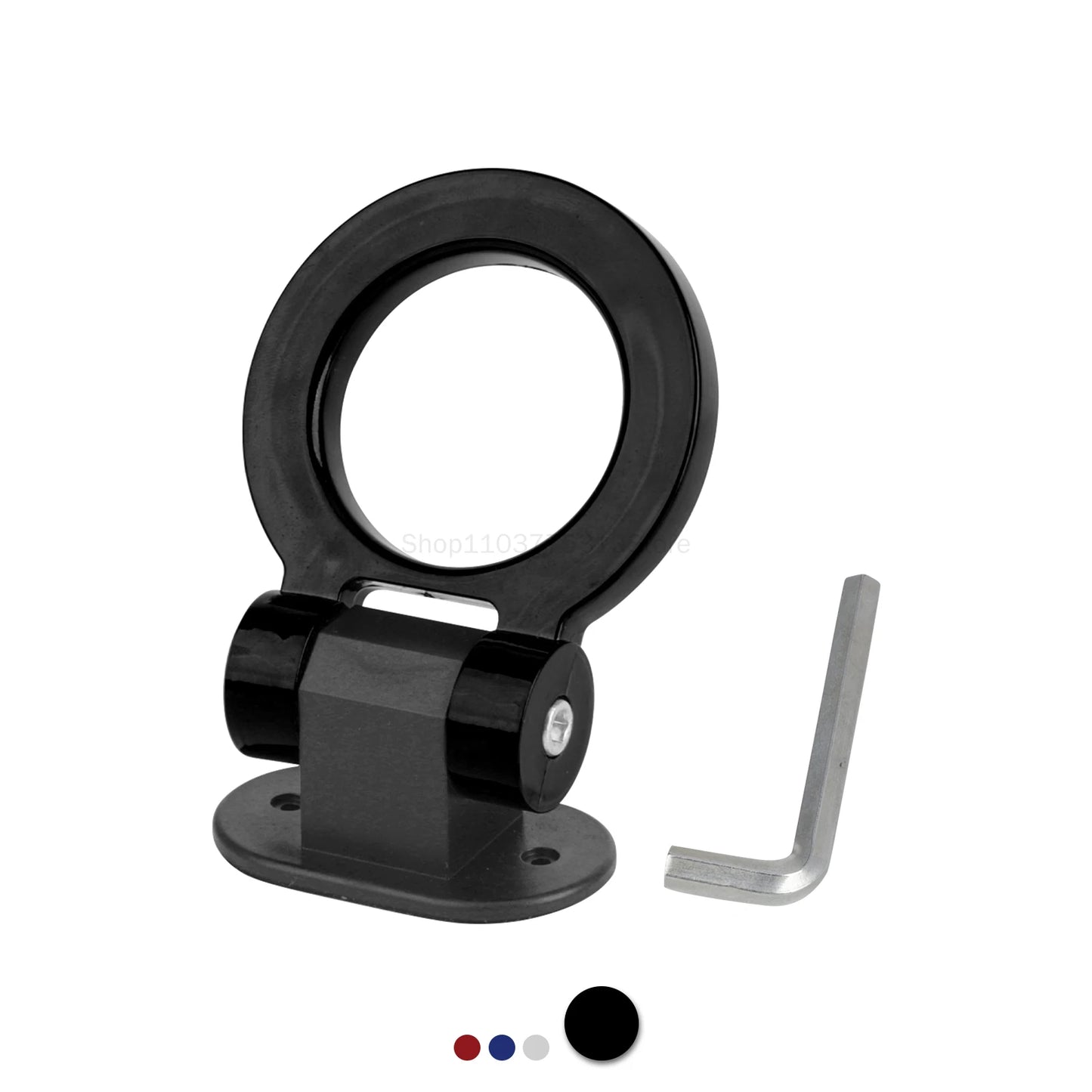 2 designs Car Styling Trailer Hooks Sticker Decoration Car Auto Rear Front Trailer Simulation Racing Ring Vehicle Towing Hook