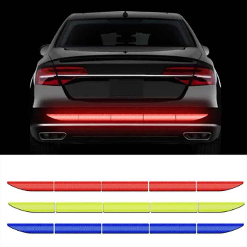 Fashion Car Sticker Reflective Warning Safety Tape Anti Collision Warn Reflective Sticker for Automobile Trunk Night Reflective