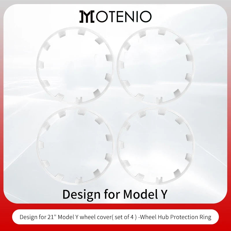 Model Y 2020-2024 Wheel Protector Design for Tesla Rim Protector 21 inch 4PCS Wheel Protector ABS Rim Protection Accessories