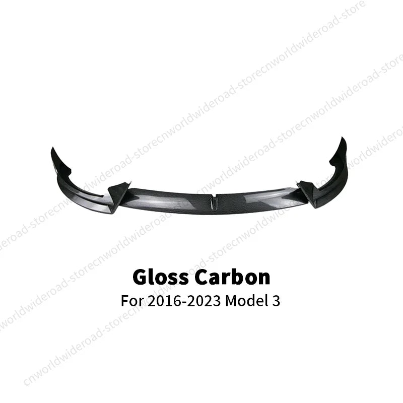 For Tesla Model 3 Y 2016-2023 Front Lip Sport Bumper Spoiler Model 3 Model Y Auto Accessories AD Sport Body Kit Gloss Matte