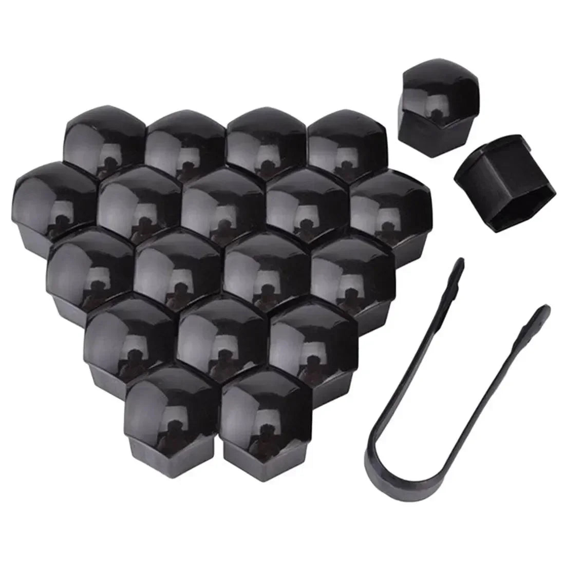 17mm/19mm/21mm 20Pcs Car Wheel Nut Caps Protection Covers Caps Auto Hub Screw Cover Tire Bolt Nut Cap Tyre Decoration Anti-Rust
