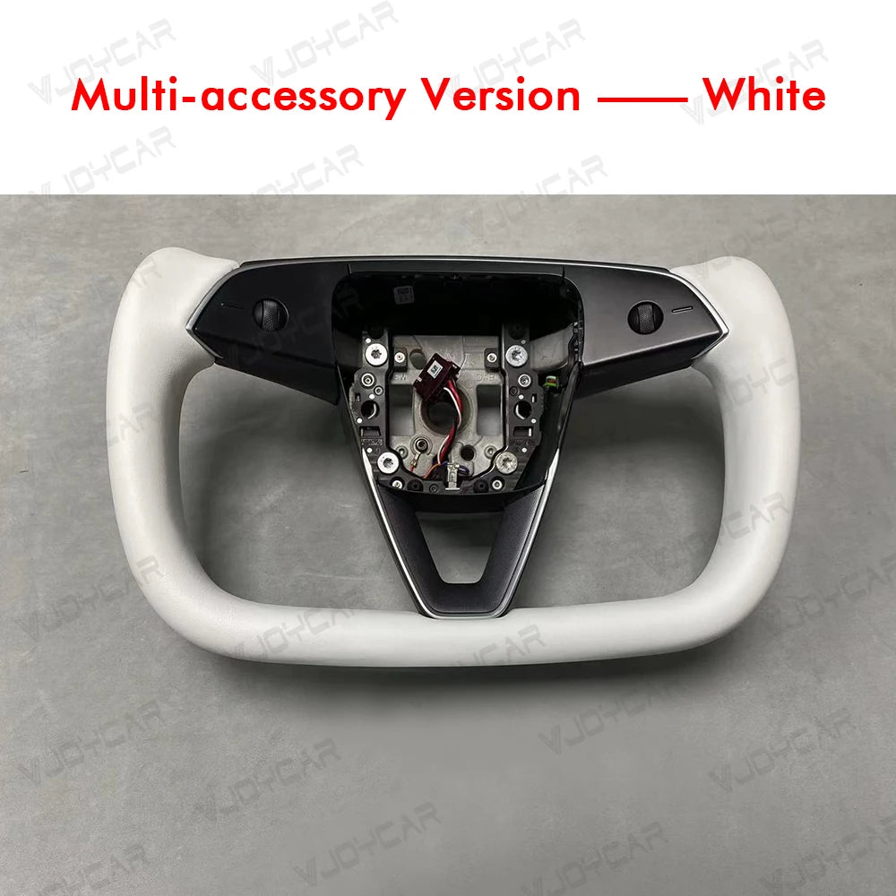 Yoke Handle Model 3 Highland 2024 with Heating Steering Wheel For Tesla Personalized Racing Leather Customized Accessories