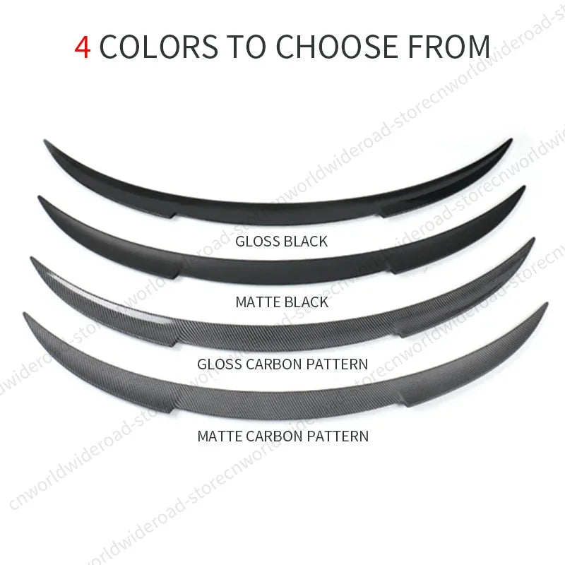 For Tesla Model Y 3 Highland Model 3 Spoiler Tail Wing Rear Trunk Lid Spoiler Wing Black and Carbon Fiber Pattern Body Kit
