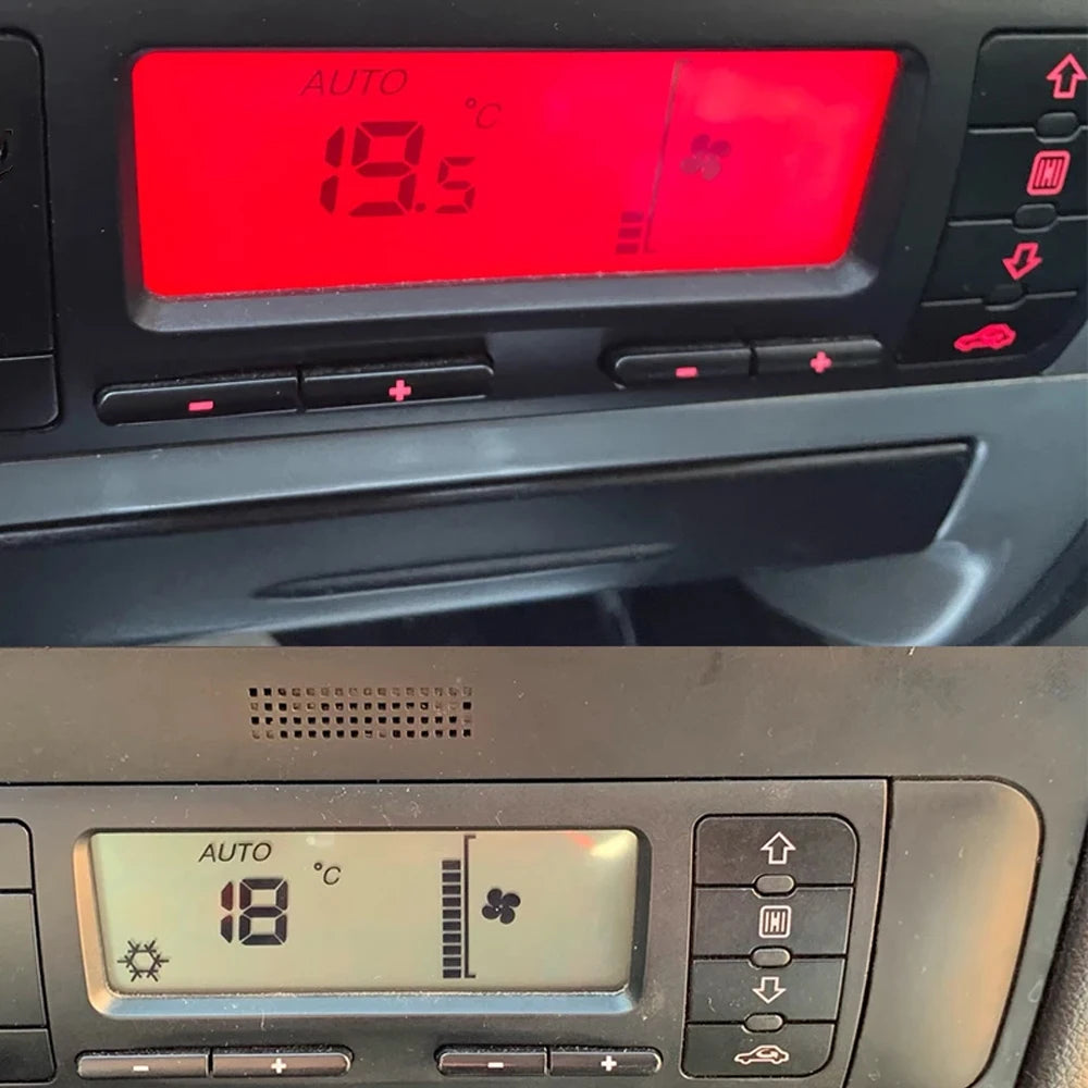 Auto Dashboard LCD Screen, LCD Display for Seat Leon Seat Toledo ACC Unit Display Climate Control Monitor Pixel Repairing